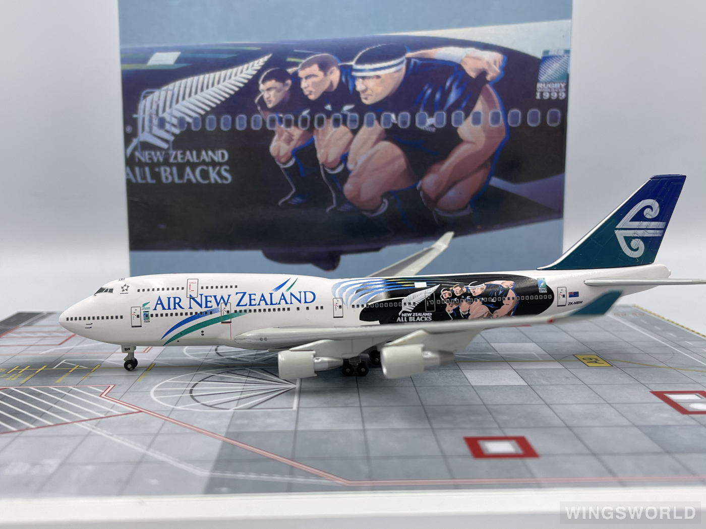 C&C Wings 1:400 38113 Air New Zealand 新西兰航空 Boeing 747-400 ZK-NBW