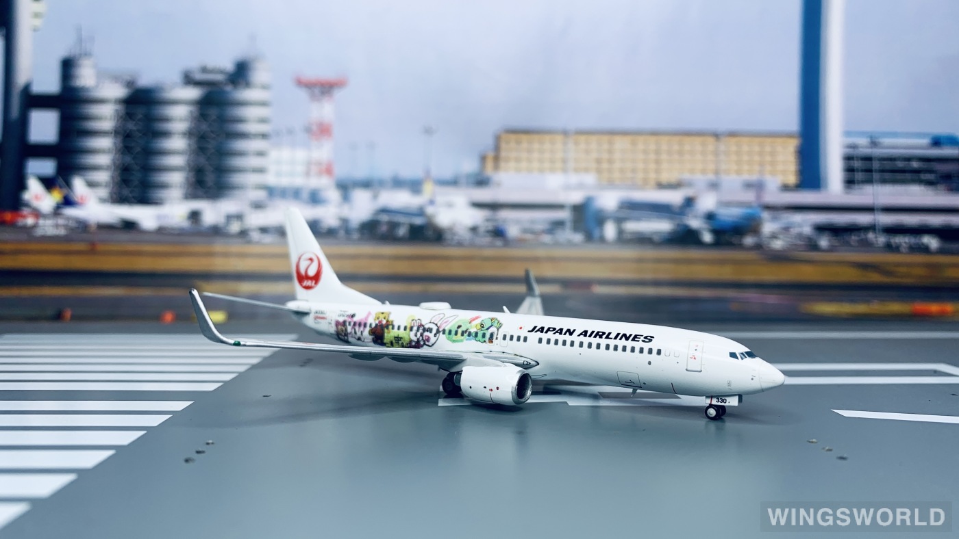 JC Wings 1:400 EW4738004 Japan Airlines 日本航空 Boeing 737-800 JA330J