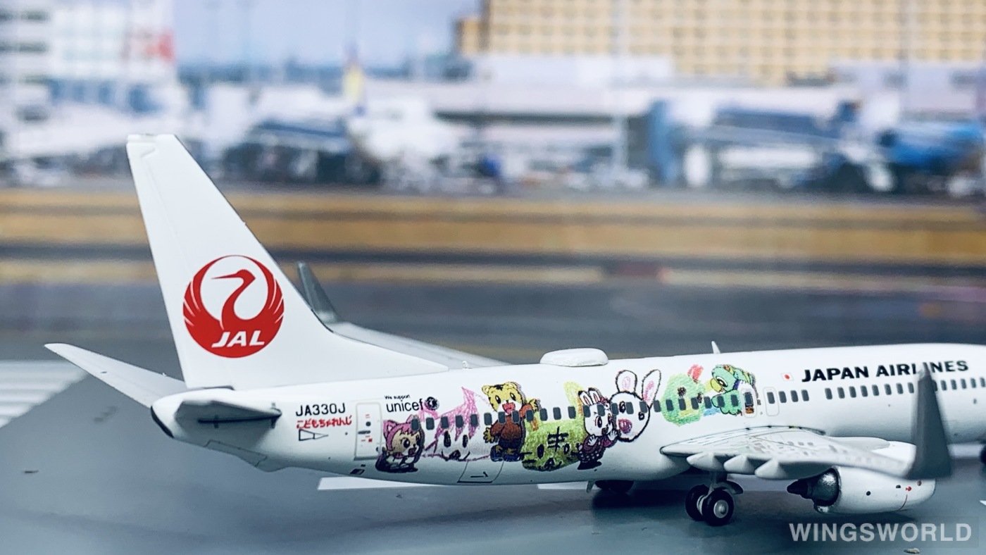 JC Wings 1:400 EW4738004 Japan Airlines 日本航空 Boeing 737-800 JA330J