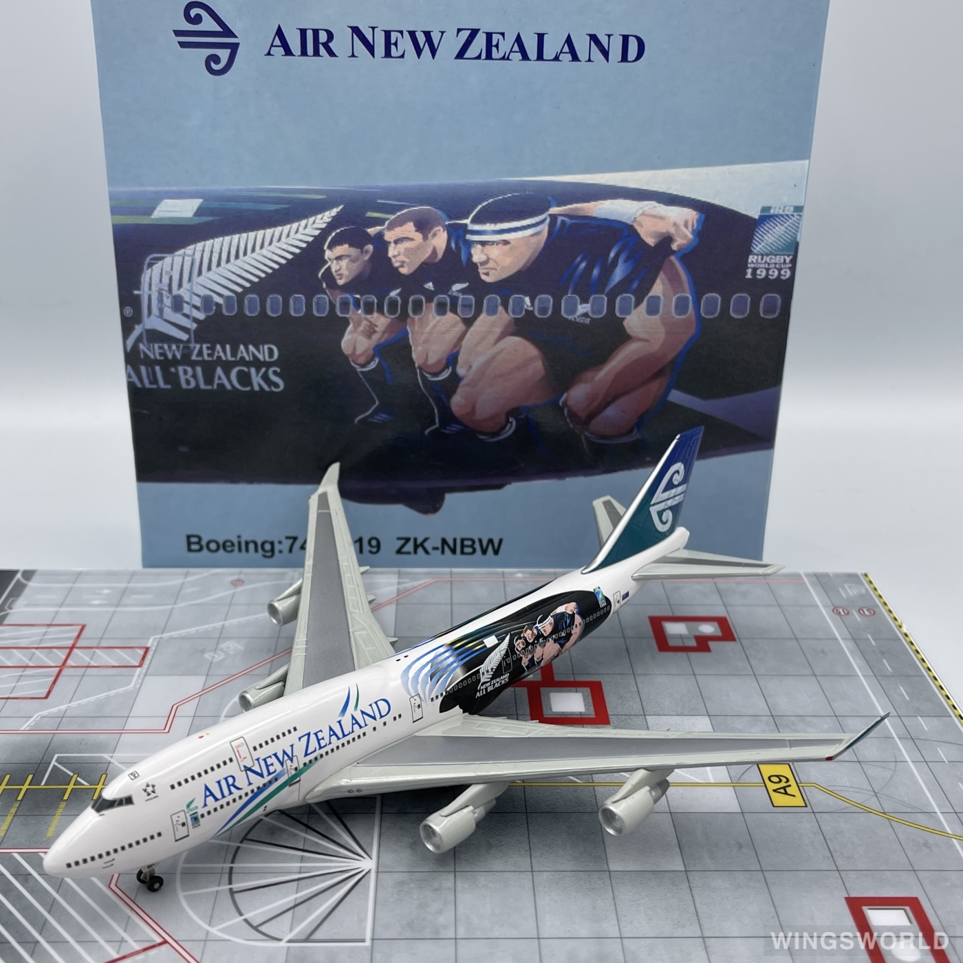 C&C Wings 1:400 38113 Air New Zealand 新西兰航空 Boeing 747-400 ZK-NBW