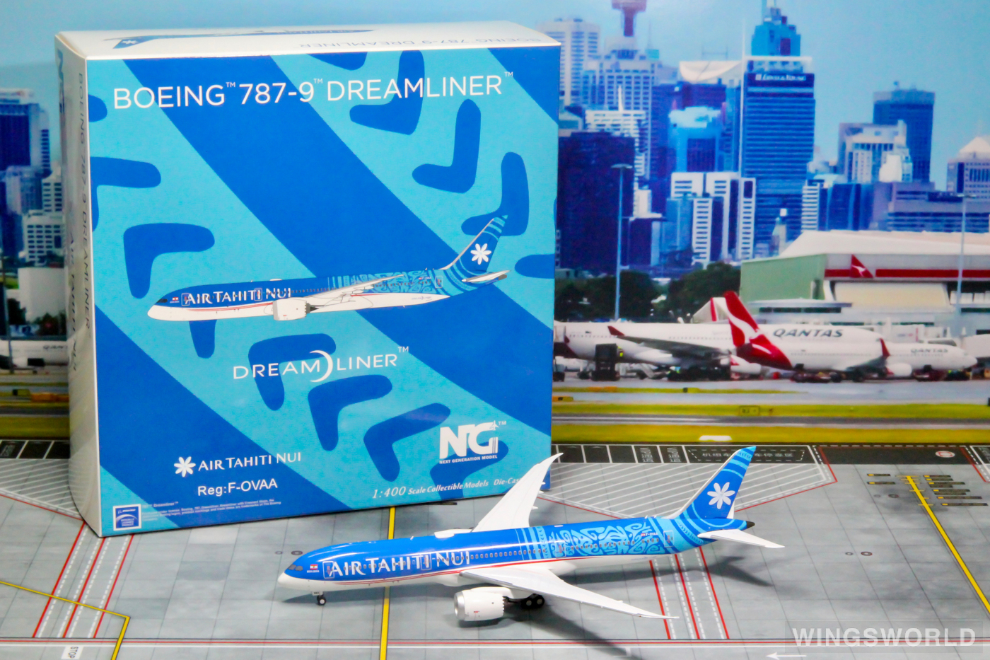 NGmodels 1:400 NG55030 Air Tahiti Nui 大溪地航空 Boeing 787-9 F-OVAA