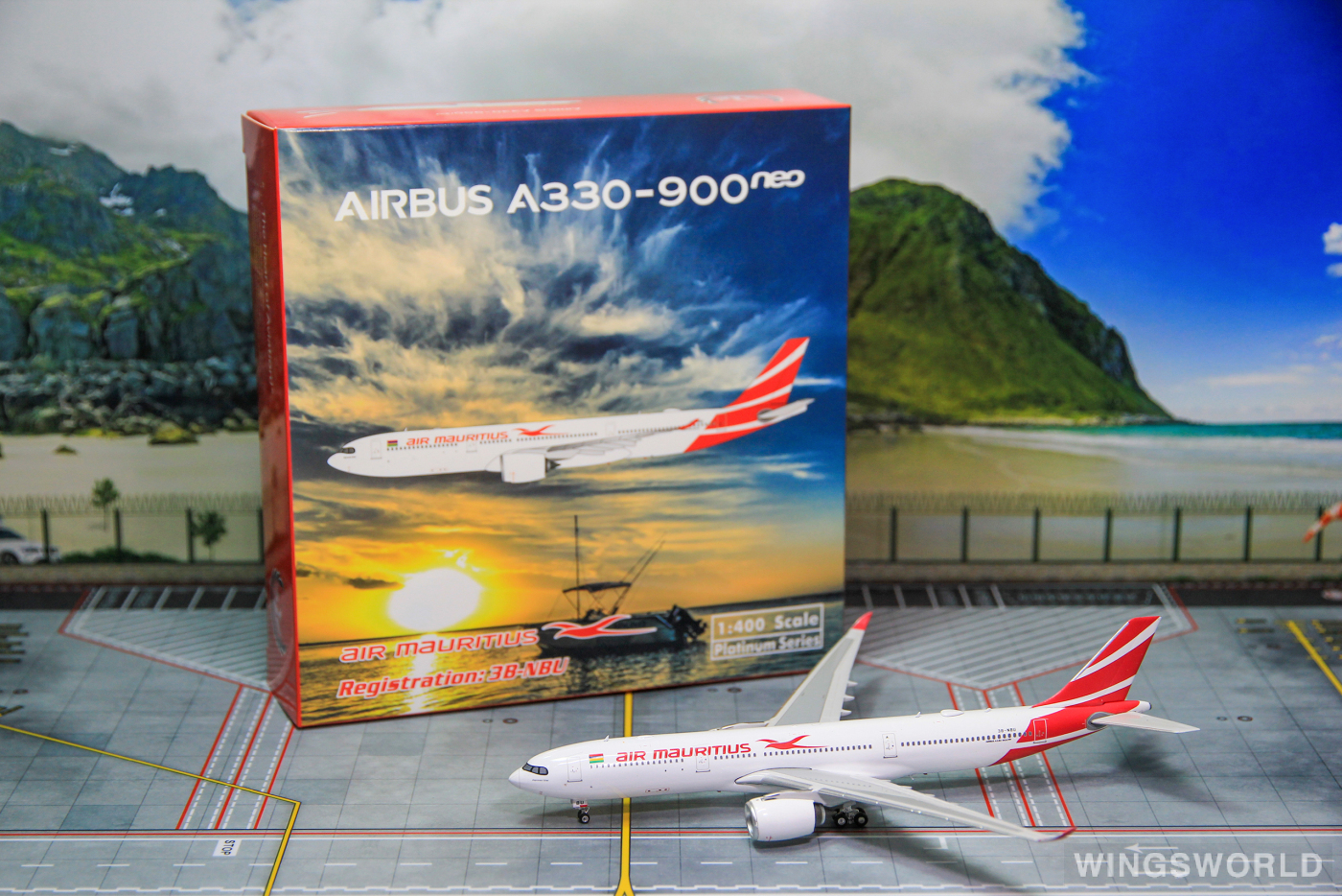 Phoenix 1:400 PH11546 Air Mauritius 毛里求斯航空 Airbus A330-900neo 3B-NBU