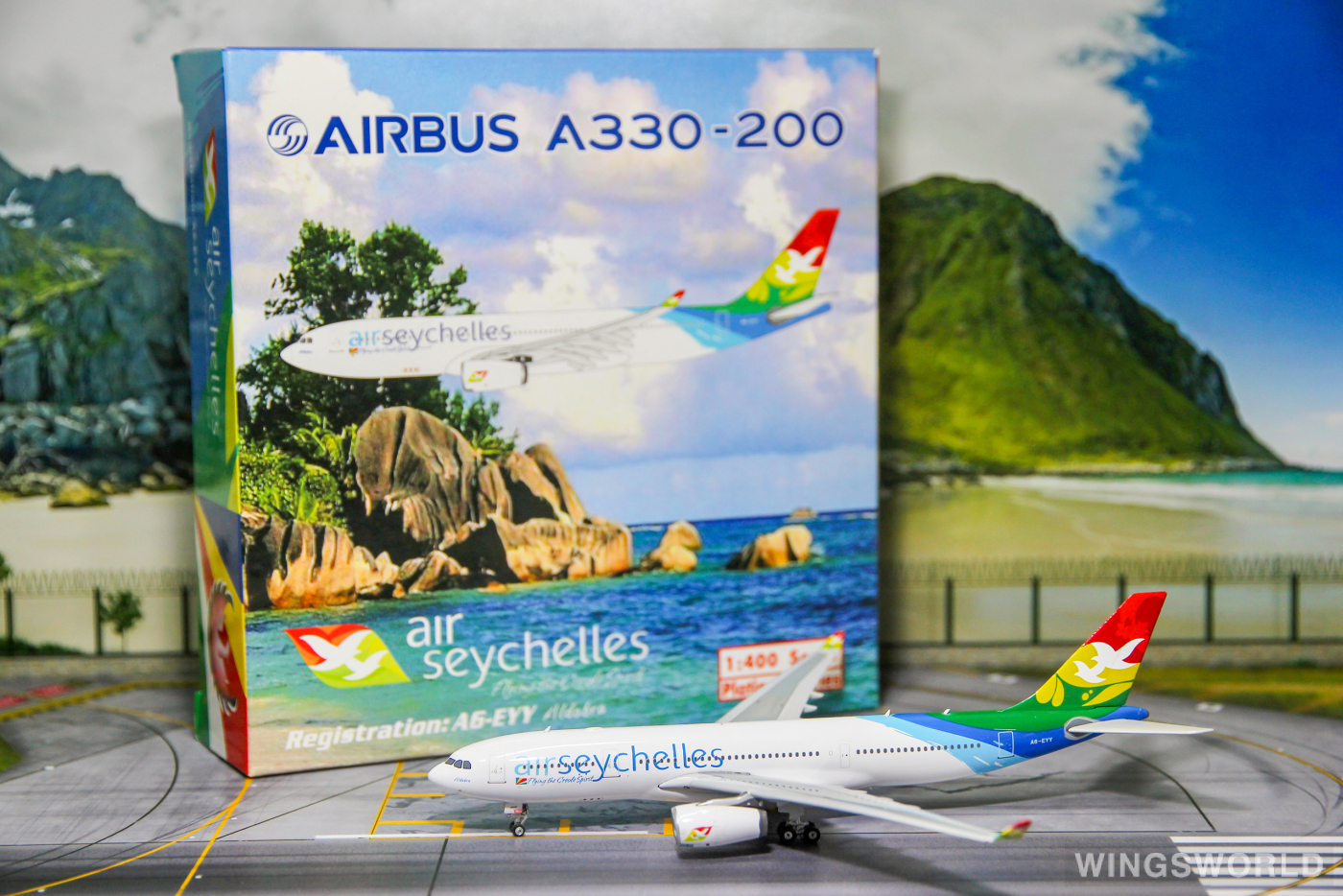 Phoenix 1:400 PH10756 Air Seychelles 塞舌尔航空 Airbus A330-200 A6-EYY