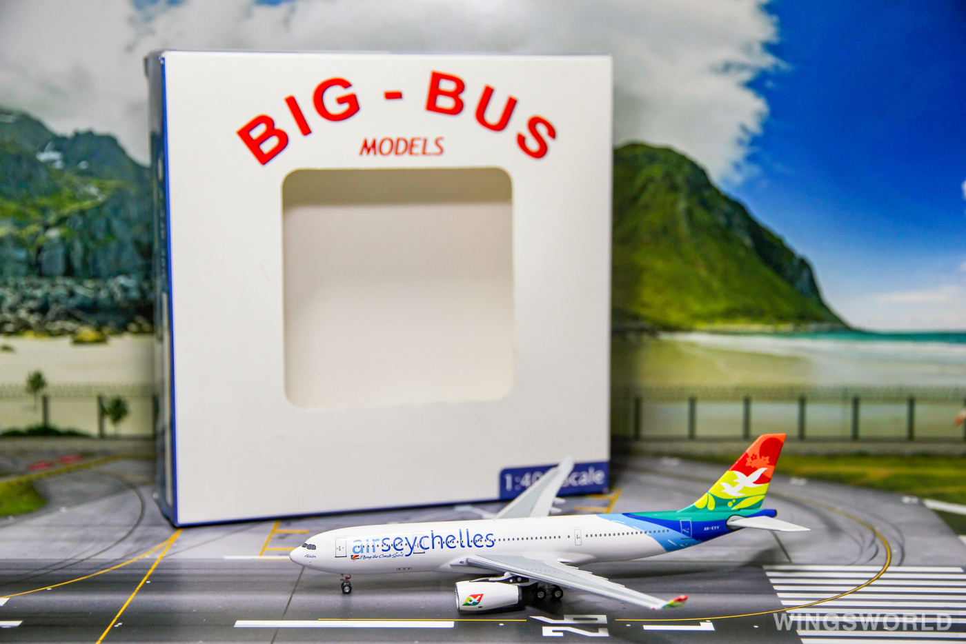 AeroClassics 1:400 ACA6EYY Air Seychelles 塞舌尔航空 Airbus A330-200 A6-EYY