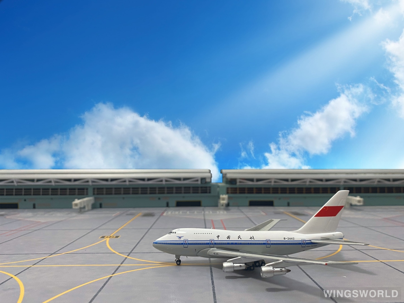 JC Wings 1:400 KD4081 CAAC 中国民航 Boeing 747SP B-2442