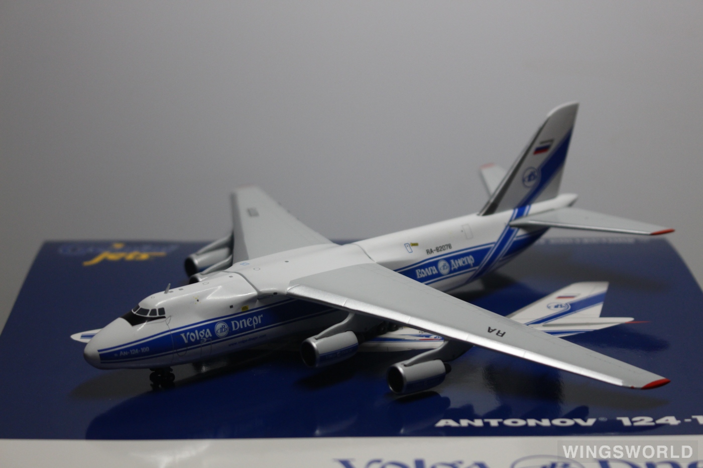 Geminijets 1:400 GJVDA1942 Volga-Dnepr 伏尔加-第聂伯航空 Antonov An-124 RA-82078