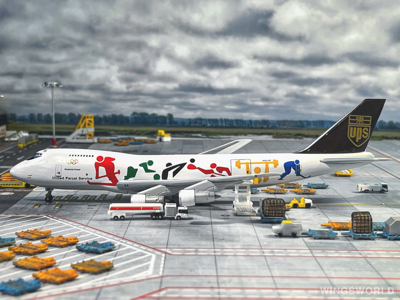 C&C Wings 1:400 20058 UPS 联合包裹公司 Boeing 747-200 N521UP