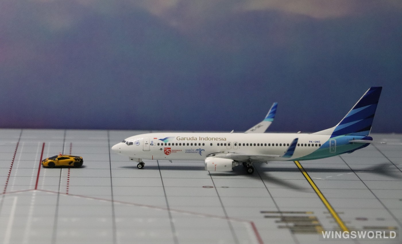 Phoenix 1:400 PH11641 Garuda Indonesia 印度尼西亚鹰航 Boeing 737-800 PK-GMZ