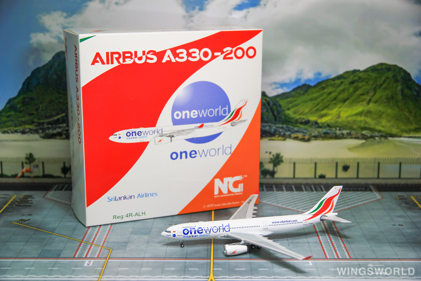 NGmodels 1:400 NG61009 SriLankan Airlines 斯里兰卡航空 Airbus A330-200 4R-ALH