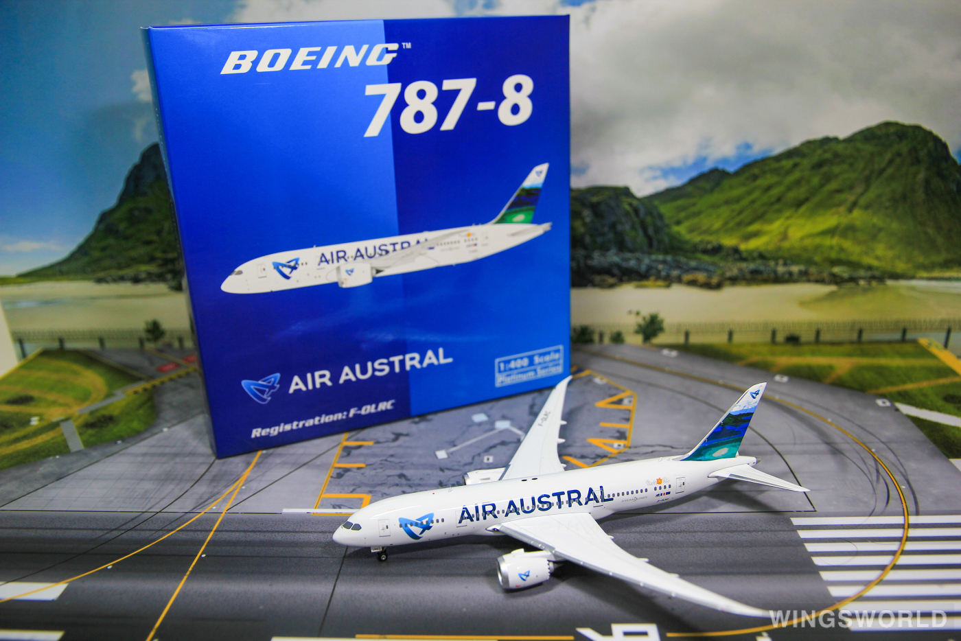 Phoenix 1:400 PH11265 Air Austral 留尼旺航空 Boeing 787-8 F-OLRC