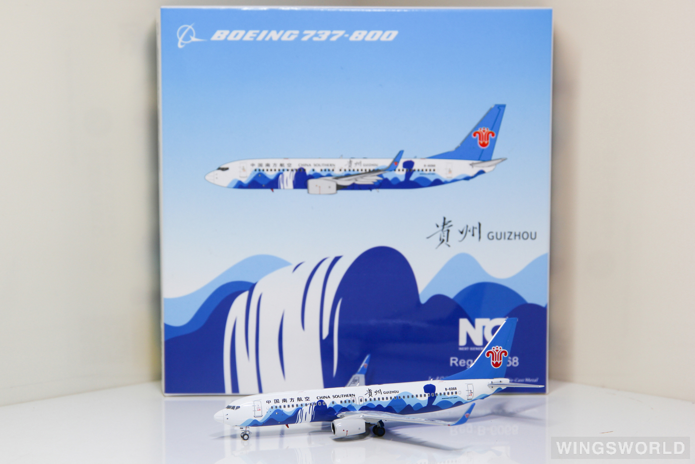 NGmodels 1:400 NG58012 China Southern 中国南方航空 Boeing 737-800 B-6068