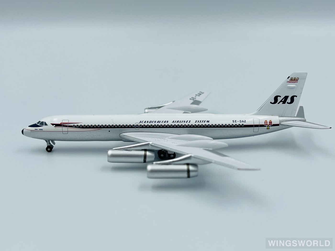 Witty 1:400 WT4990002 SAS 北欧航空 Convair 990 SE-DAZ