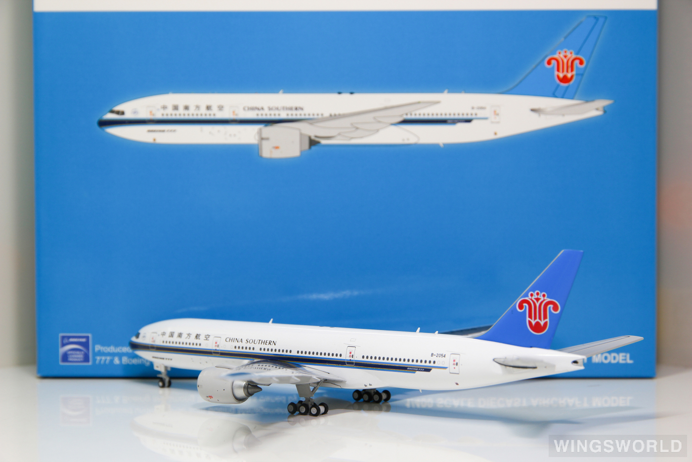 JC Wings 1:400 XX4038 China Southern 中国南方航空 Boeing 777-200 B-2054