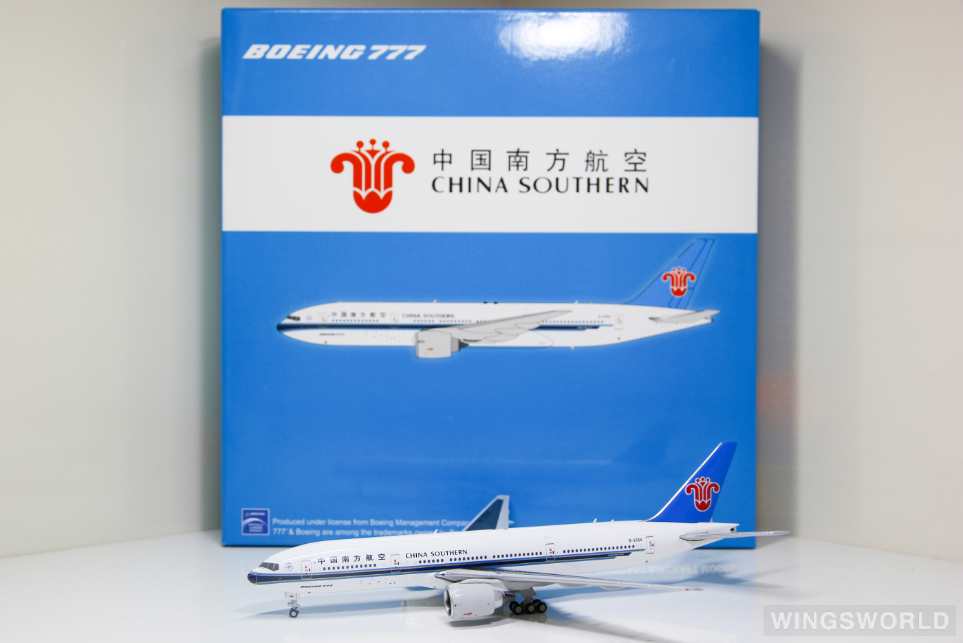 JC Wings 1:400 XX4038 China Southern 中国南方航空 Boeing 777-200 B-2054