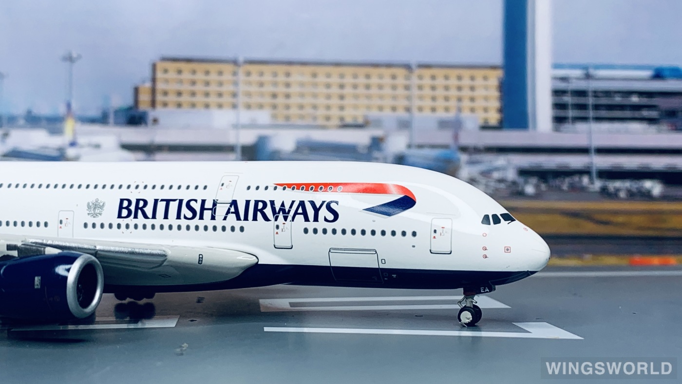 Geminijets 1:400 GJBAW1087 British Airways 英国航空 Airbus A380-800 G-XLEA