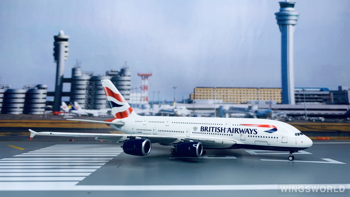 Geminijets 1:400 GJBAW1087 British Airways 英国航空 Airbus A380-800 G-XLEA