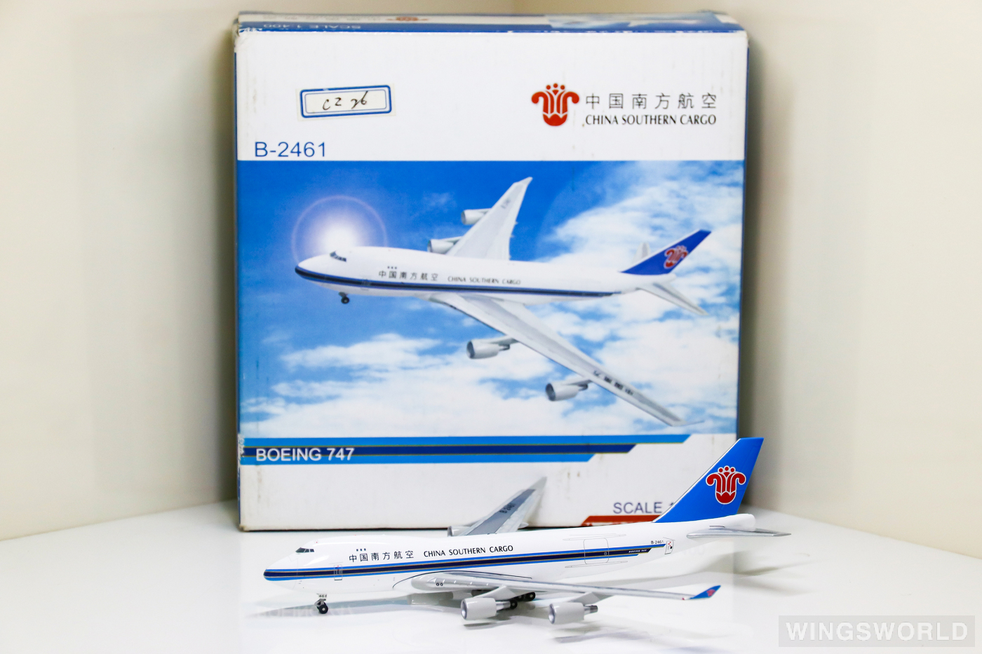 5 Stars 1:400 5SB2461 China Southern 中国南方航空 Boeing 747-400 B-2461
