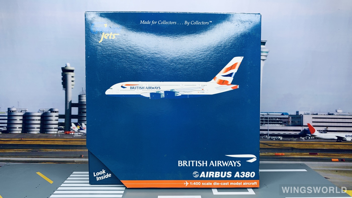 Geminijets 1:400 GJBAW1087 British Airways 英国航空 Airbus A380-800 G-XLEA
