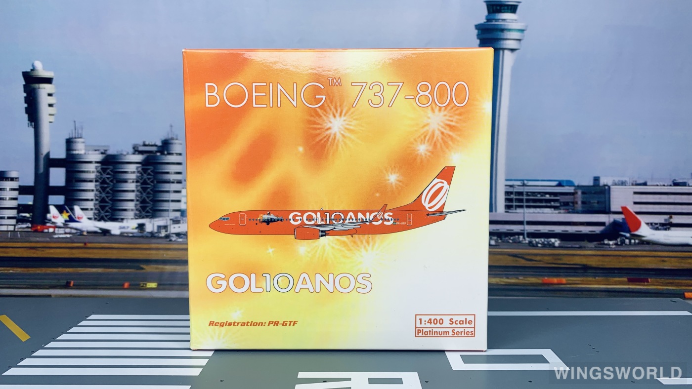 Phoenix 1:400 PH10822 GOL 高尔航空 Boeing 737-800 PR-GTF