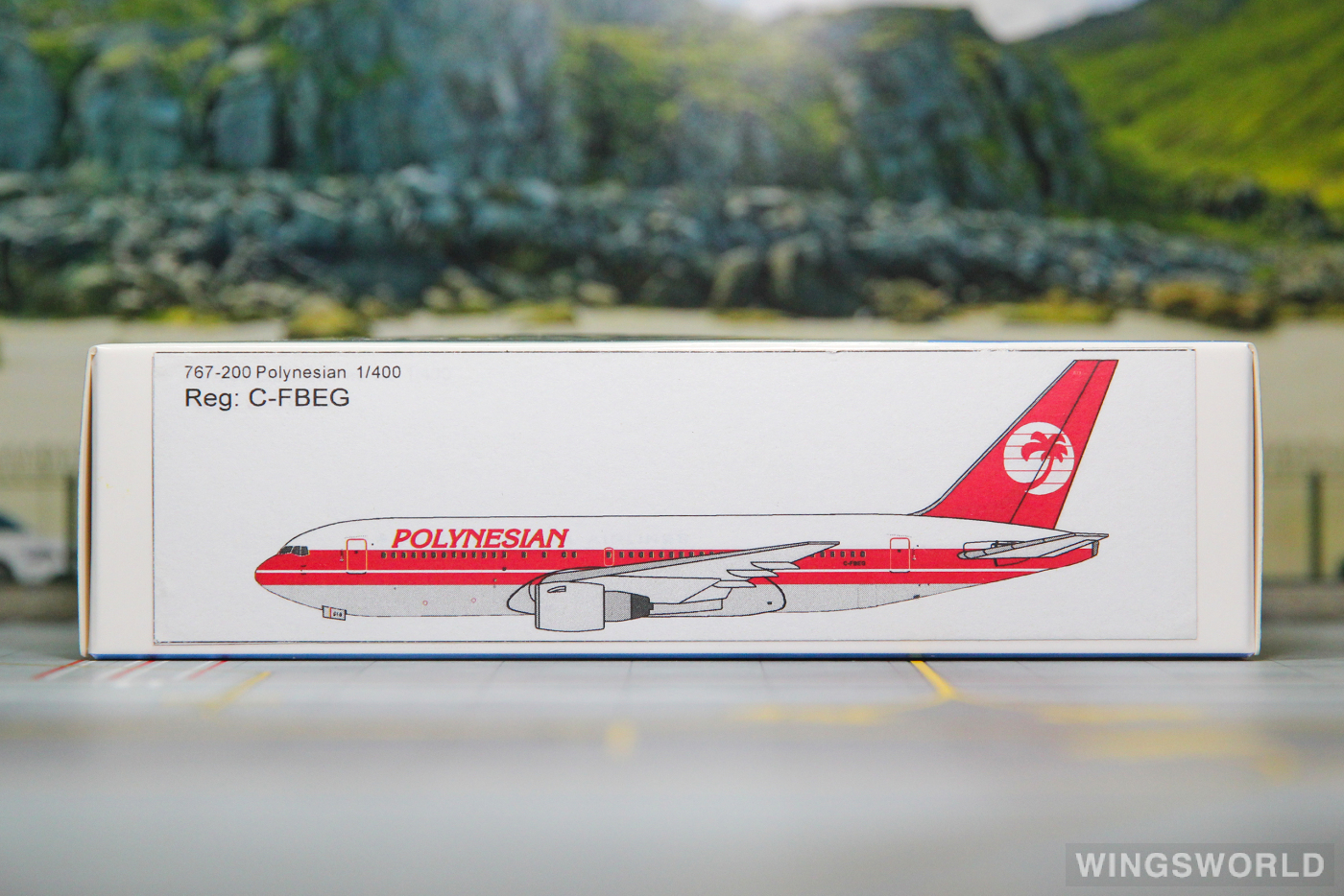 AeroClassics 1:400 AC419447 Polynesian Airlines  波利尼西亚航空 Boeing 767-200 C-FBEG