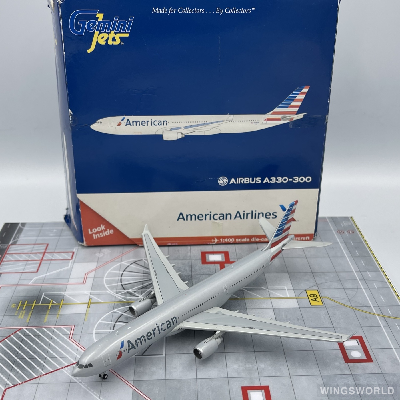 Geminijets 1:400 GJAAL1455 American Airlines 美国航空 Airbus A330-300 N270AY