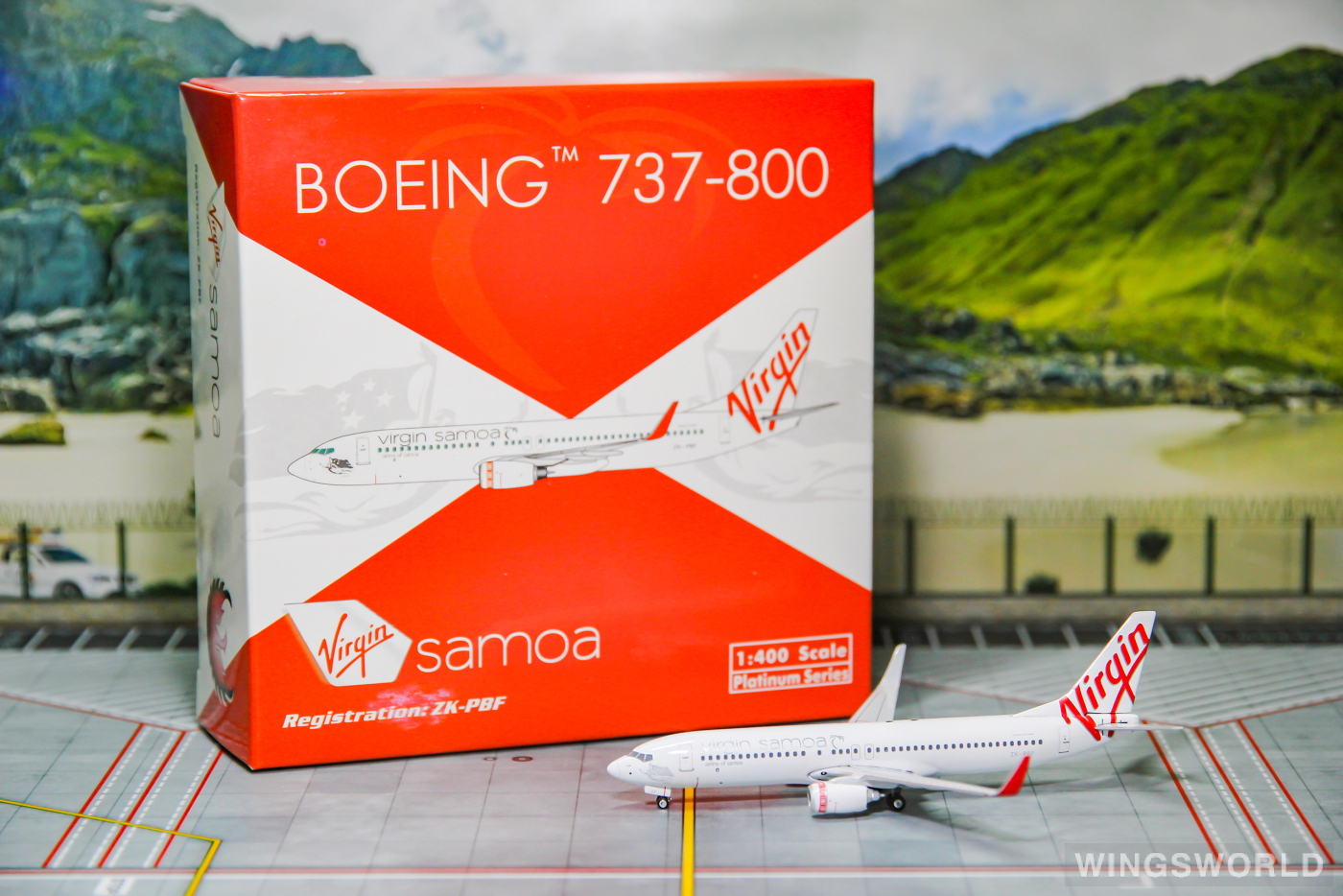Phoenix 1:400 PH10674 Virgin Samoa Boeing 737-800 ZK-PBF