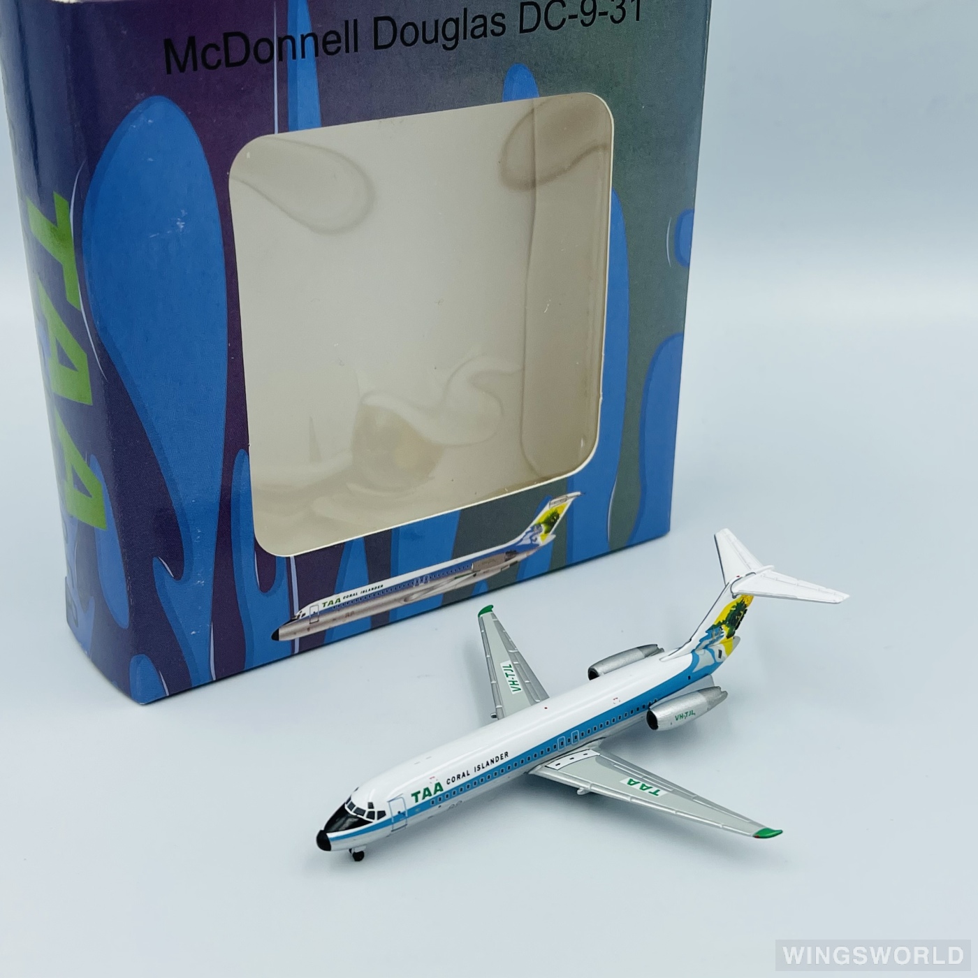 JC Wings 1:400 JC4092 Trans Australia Airlines McDonnell Douglas DC-9 VH-TJL