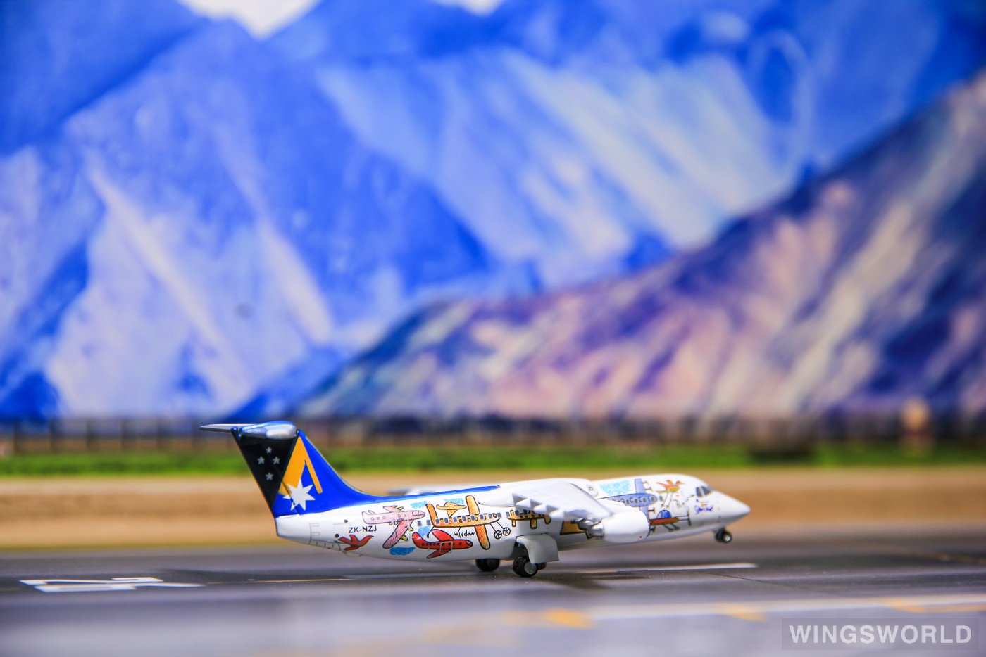 Jet-X 1:400 JET339 Ansett New Zealand 安捷新西兰航空 BAe 146 ZK-NZJ
