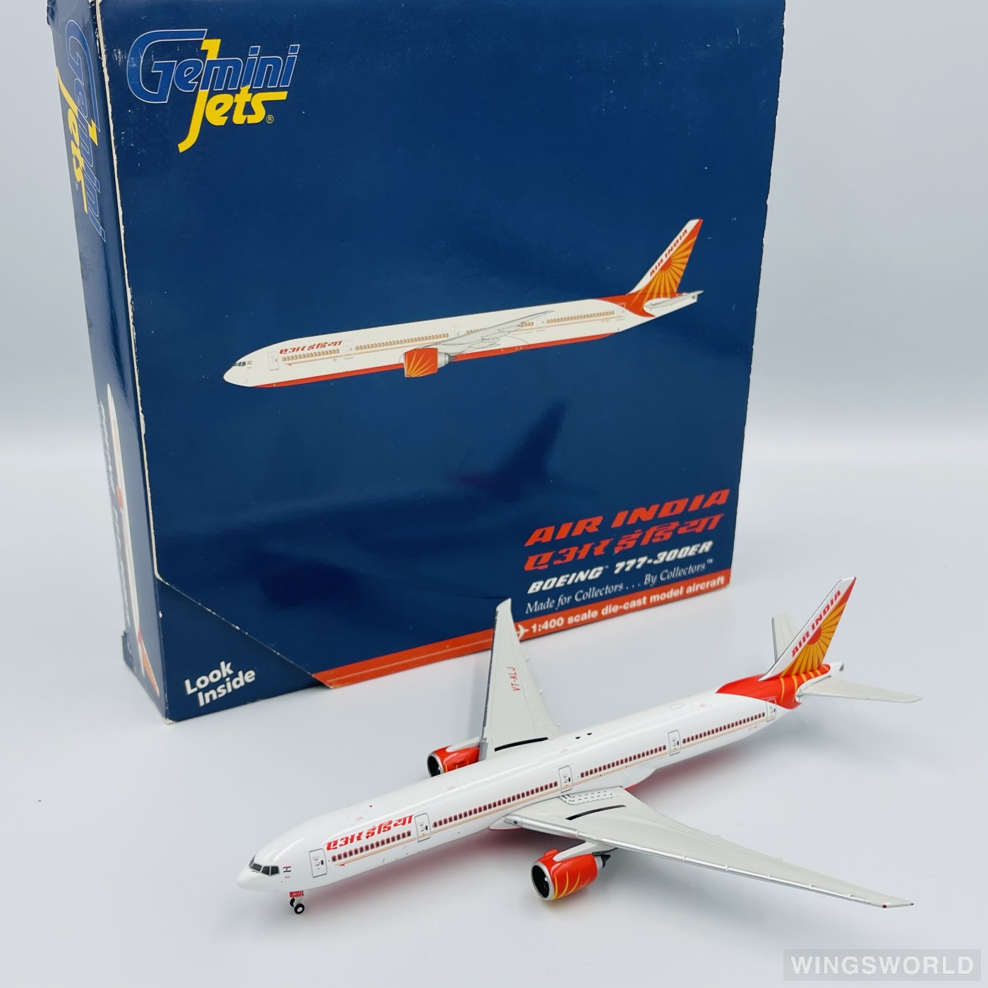 Geminijets 1:400 GJAIC845 Air India 印度航空 Boeing 777-300ER VT-ALJ