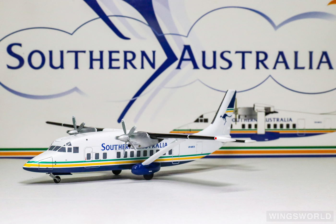 JC Wings 1:200 JC2538 Southern Australian 南澳洲航空 Short 360 VH-MVX