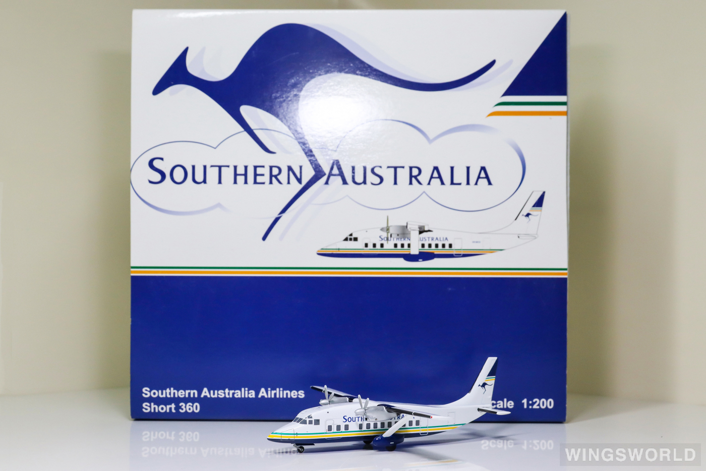 JC Wings 1:200 JC2538 Southern Australian 南澳洲航空 Short 360 VH-MVX