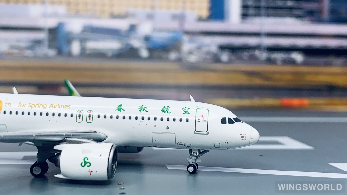 JC Wings 1:400 LH4165 Spring Airlines 春秋航空 Airbus A320neo B-30D6