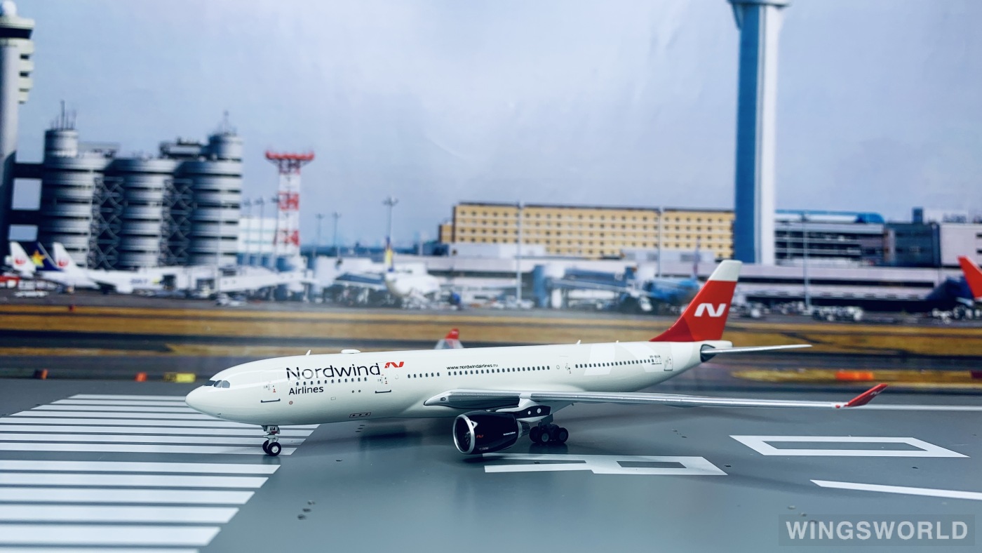 Pandamodel 1:400 202025 Nordwind Airlines 北风航空 Airbus A330-200 VP-BUA