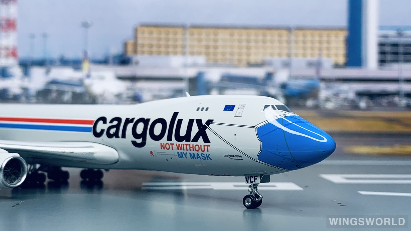 Phoenix 1:400 PH11638 Cargolux 卢森堡货运航空 Boeing 747-8F LX-VCF