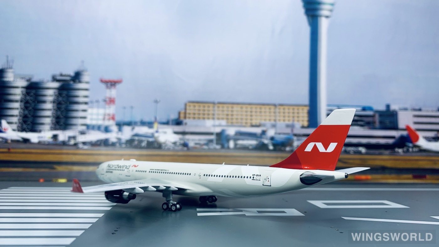 Pandamodel 1:400 202025 Nordwind Airlines 北风航空 Airbus A330-200 VP-BUA