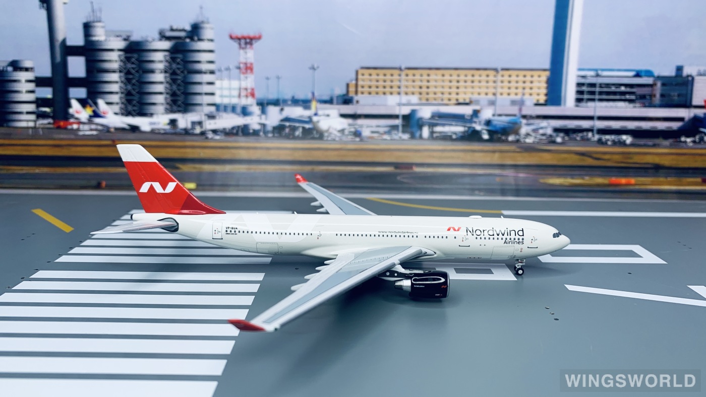 Pandamodel 1:400 202025 Nordwind Airlines 北风航空 Airbus A330-200 VP-BUA