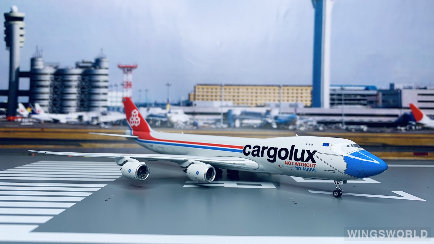 Phoenix 1:400 PH11638 Cargolux 卢森堡货运航空 Boeing 747-8F LX-VCF