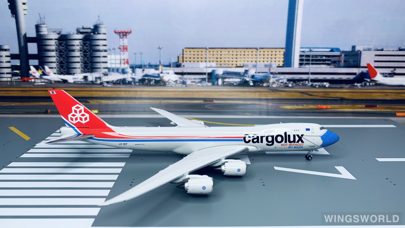 Phoenix 1:400 PH11638 Cargolux 卢森堡货运航空 Boeing 747-8F LX-VCF