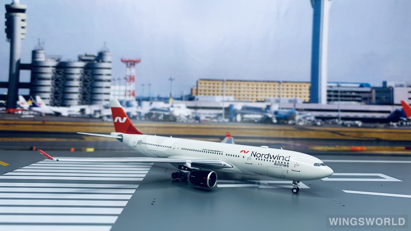 Pandamodel 1:400 202025 Nordwind Airlines 北风航空 Airbus A330-200 VP-BUA