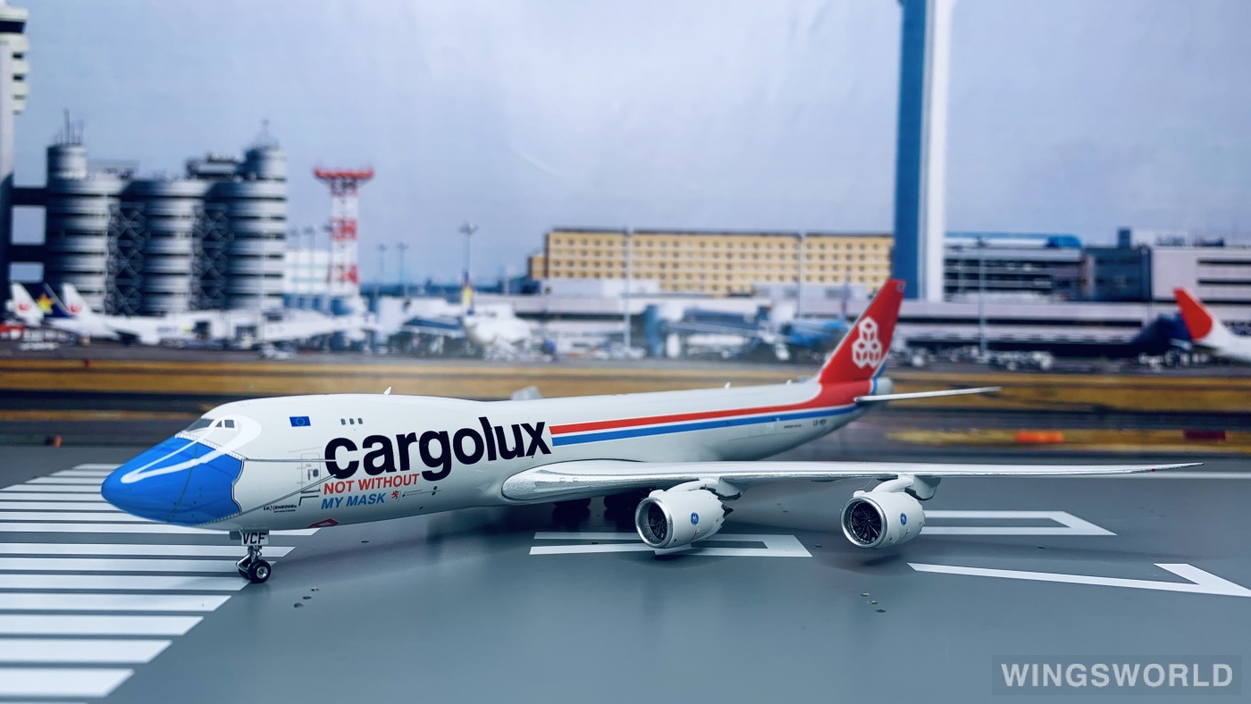 Phoenix 1:400 PH11638 Cargolux 卢森堡货运航空 Boeing 747-8F LX-VCF