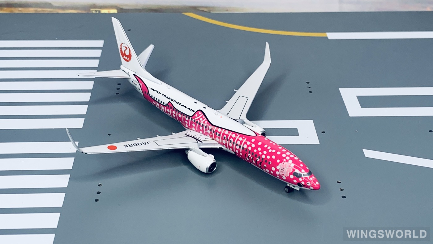 航空機・ヘリコプター Phoenix 1:400 JTA B737-800 JA06RK 1/400 B737-800 JTA 日本トランスオーシャン 新ジンベエジェット