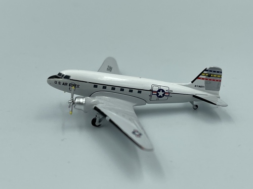 USAF 美国空军 Douglas DC-3 0-76671  ACMC002 AeroClassics 1:400
