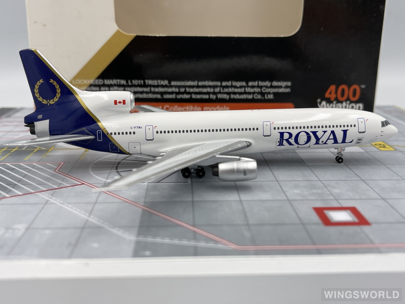 Aviation400 1:400 AV4112002 Royal Aviation Lockheed L-1011 TriStar C-FTNI