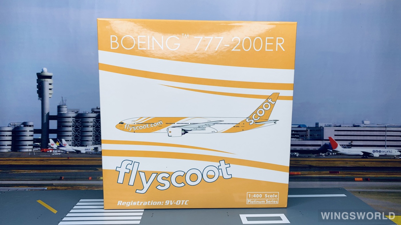 Phoenix 1:400 PH10629 Scoot 酷航 Boeing 777-200 9V-OTC