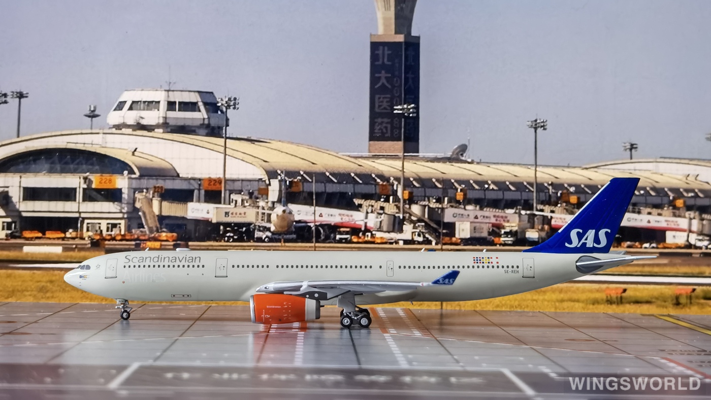 NGmodels 1:400 NG62008 SAS 北欧航空 Airbus A330-300 SE-REH