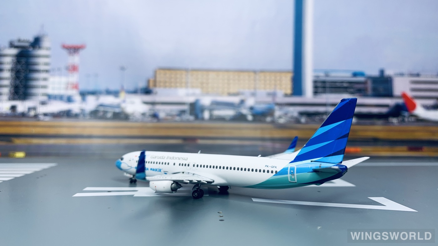 Phoenix 1:400 PH11659 Garuda Indonesia 印度尼西亚鹰航 Boeing 737-800 PK-GFK