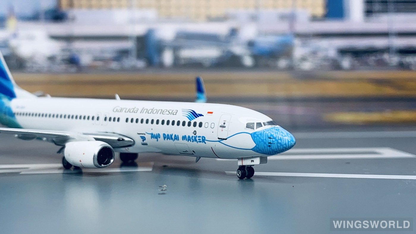 Phoenix 1:400 PH11659 Garuda Indonesia 印度尼西亚鹰航 Boeing 737-800 PK-GFK