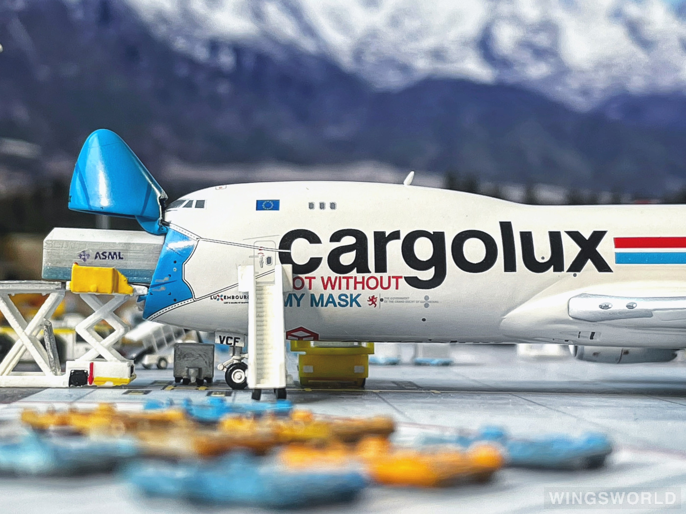 Geminijets 1:400 GJCLX1954 Cargolux 卢森堡货运航空 Boeing 747-8F LX-VCF