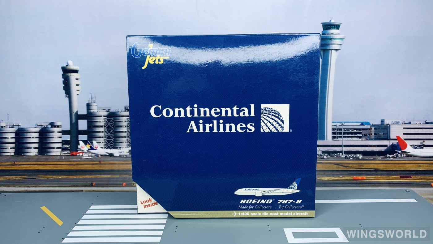 Geminijets 1:400 GJCOA664 Continental Airlines 美国大陆航空 Boeing 787-8 N787CO