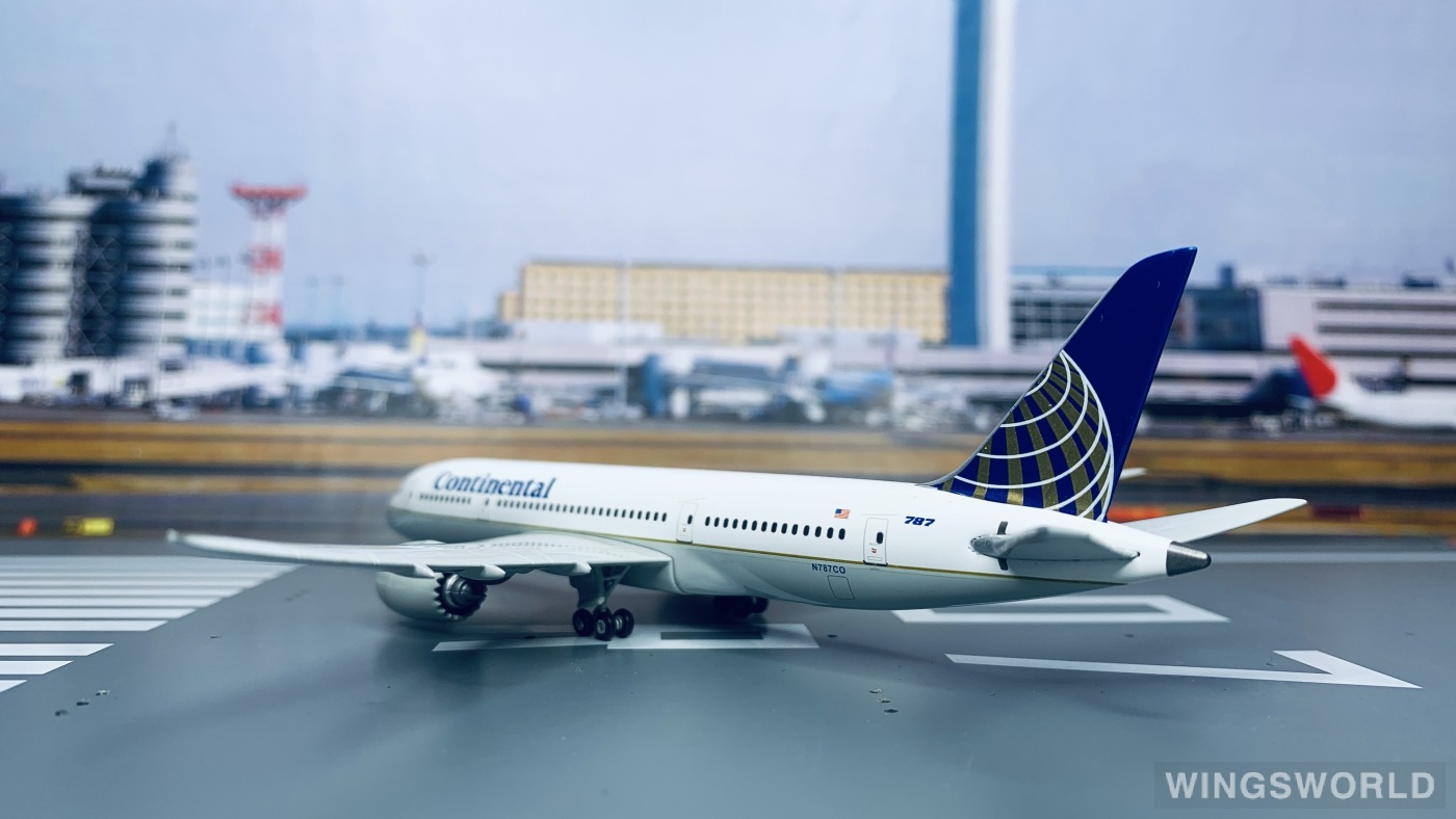 Geminijets 1:400 GJCOA664 Continental Airlines 美国大陆航空 Boeing 787-8 N787CO